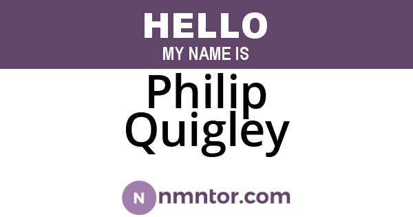 Philip Quigley