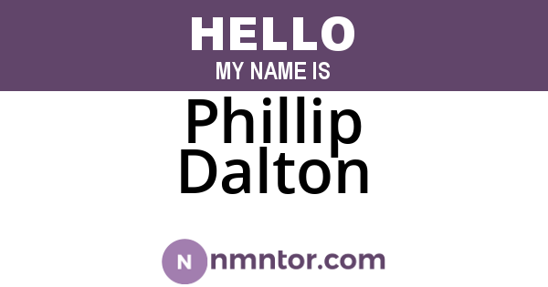 Phillip Dalton