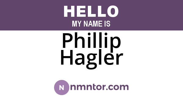 Phillip Hagler