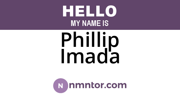 Phillip Imada