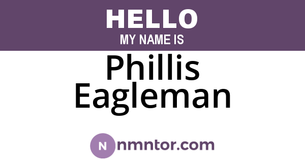 Phillis Eagleman