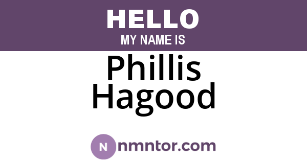 Phillis Hagood