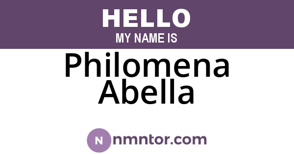 Philomena Abella