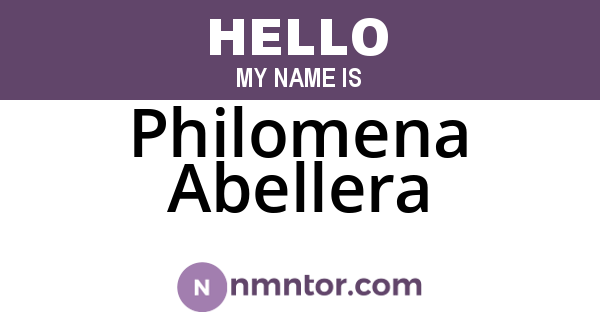 Philomena Abellera