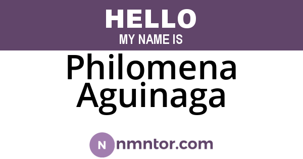 Philomena Aguinaga