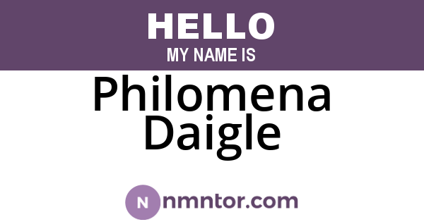 Philomena Daigle