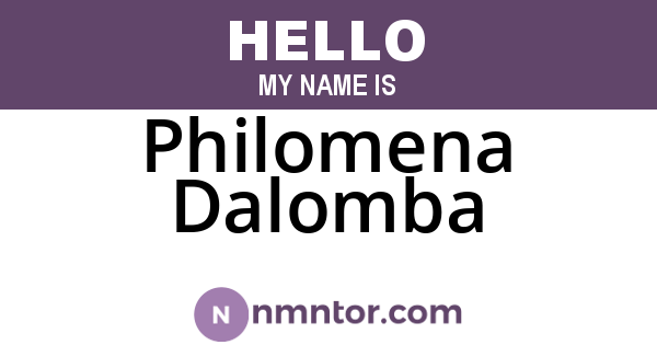 Philomena Dalomba