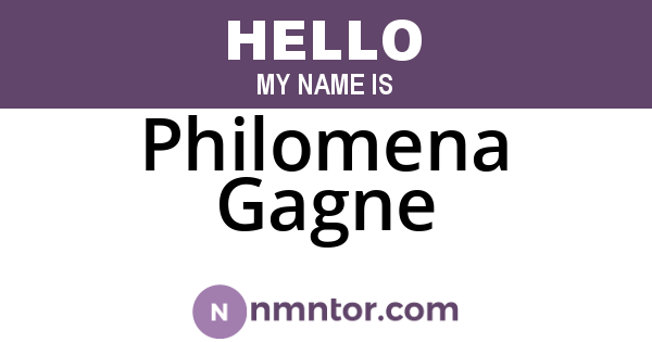 Philomena Gagne