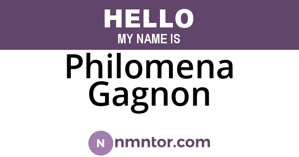 Philomena Gagnon