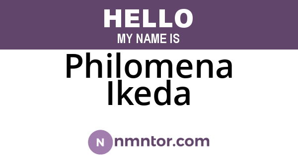 Philomena Ikeda