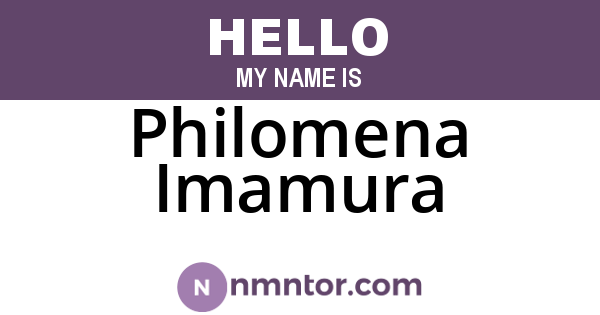 Philomena Imamura