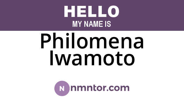 Philomena Iwamoto