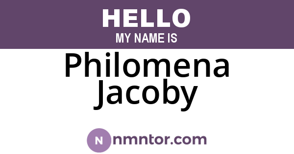Philomena Jacoby
