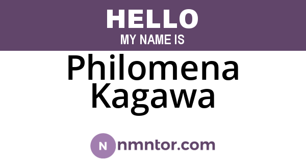 Philomena Kagawa