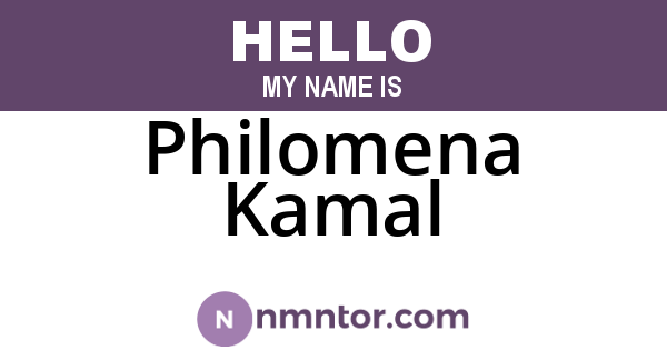Philomena Kamal