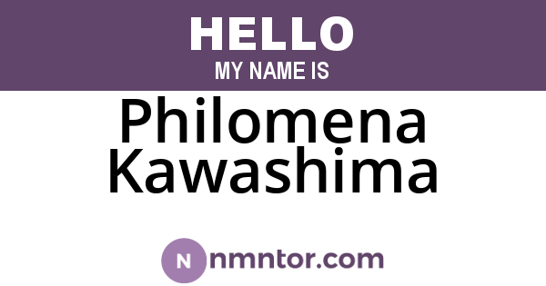 Philomena Kawashima