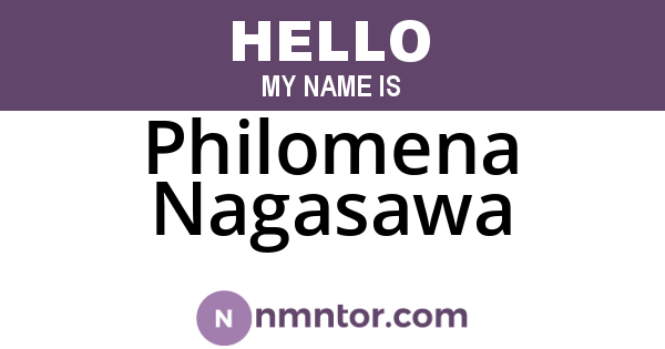 Philomena Nagasawa