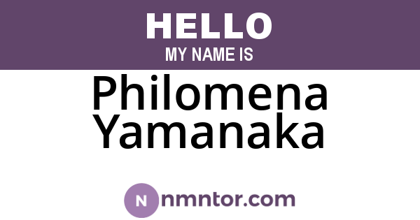 Philomena Yamanaka