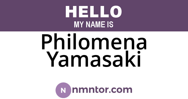 Philomena Yamasaki
