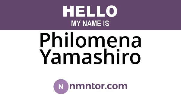 Philomena Yamashiro