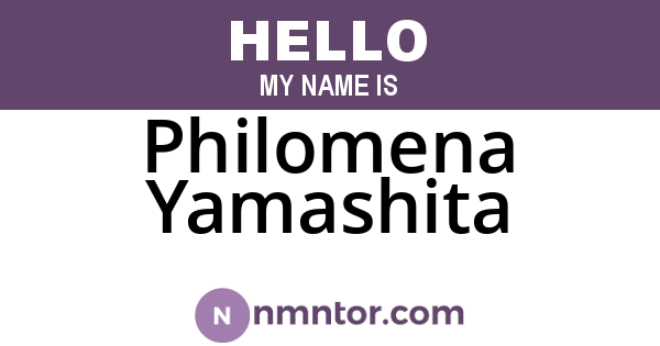 Philomena Yamashita