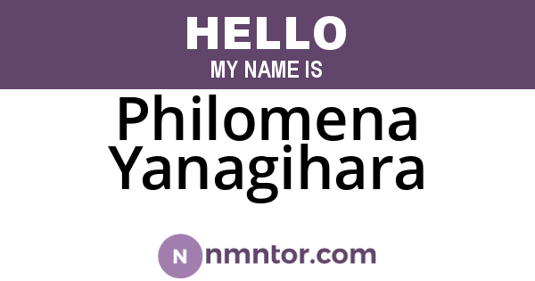 Philomena Yanagihara