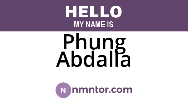 Phung Abdalla
