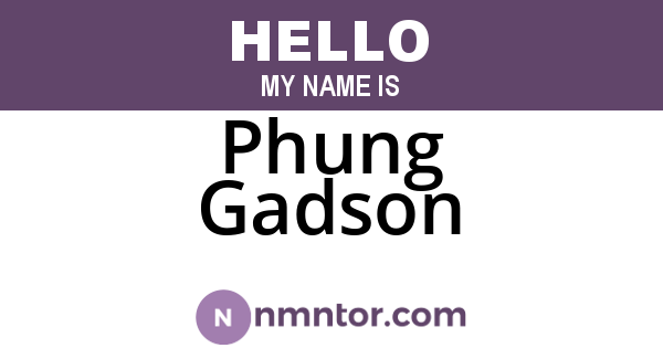 Phung Gadson