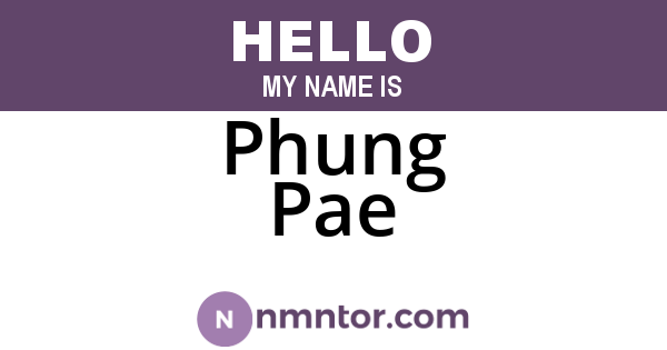 Phung Pae