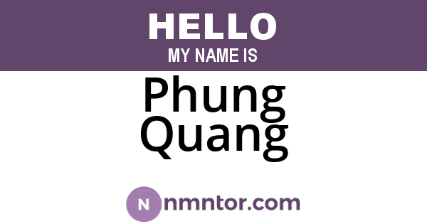 Phung Quang