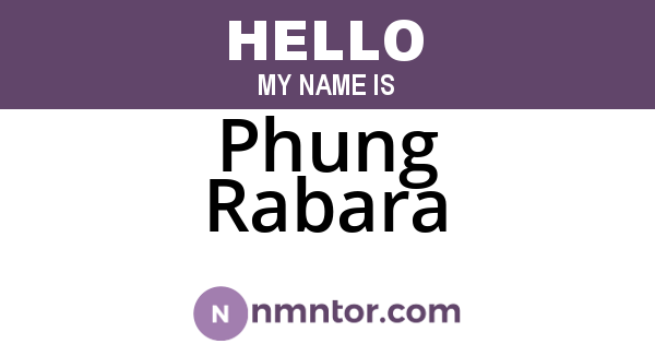Phung Rabara