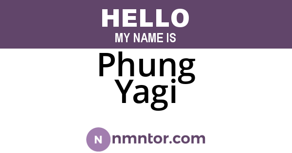 Phung Yagi