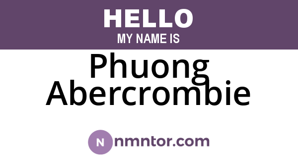 Phuong Abercrombie