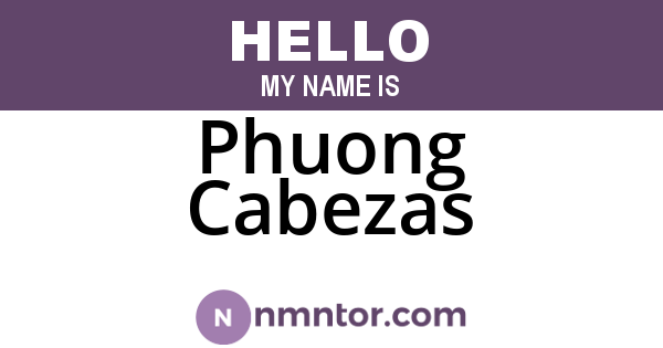 Phuong Cabezas