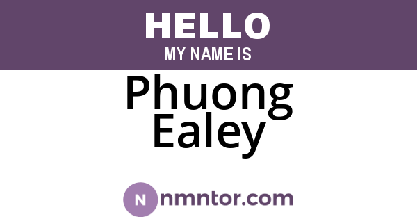 Phuong Ealey
