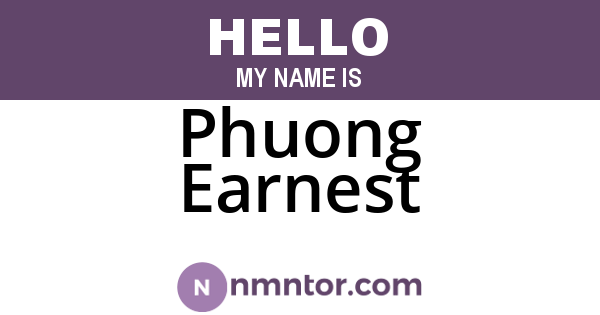 Phuong Earnest
