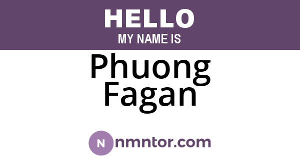 Phuong Fagan