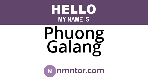 Phuong Galang