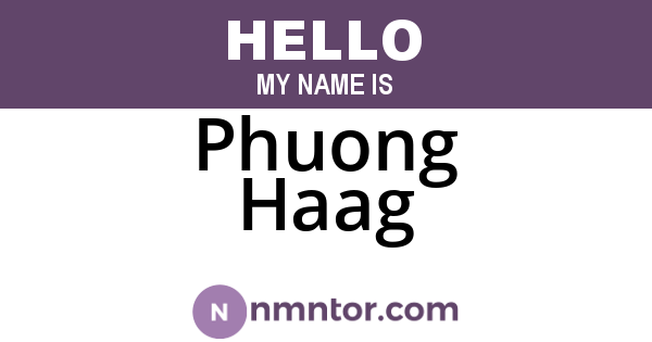 Phuong Haag