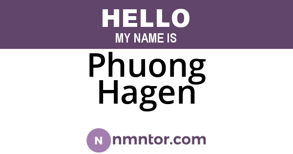 Phuong Hagen