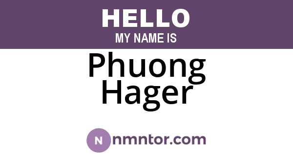 Phuong Hager