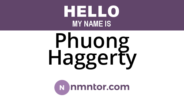 Phuong Haggerty
