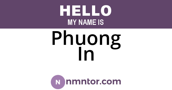 Phuong In