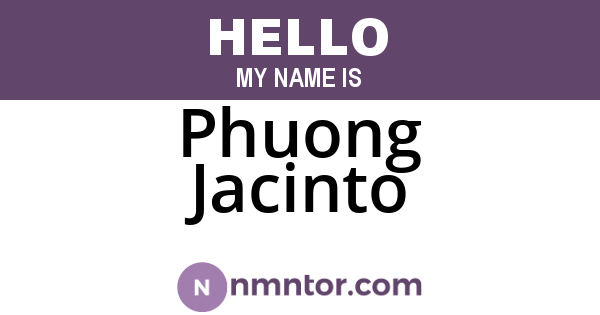 Phuong Jacinto