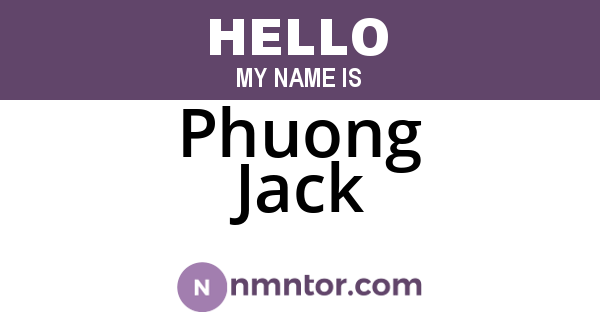Phuong Jack