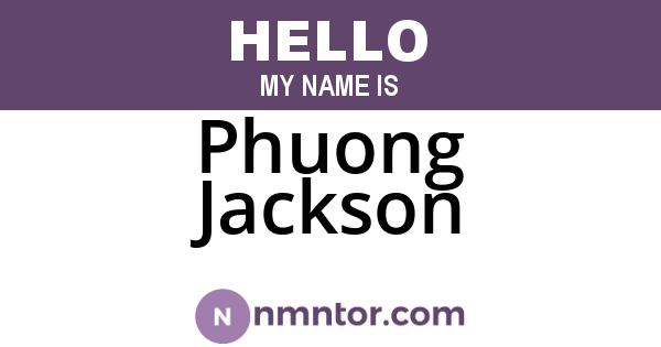 Phuong Jackson