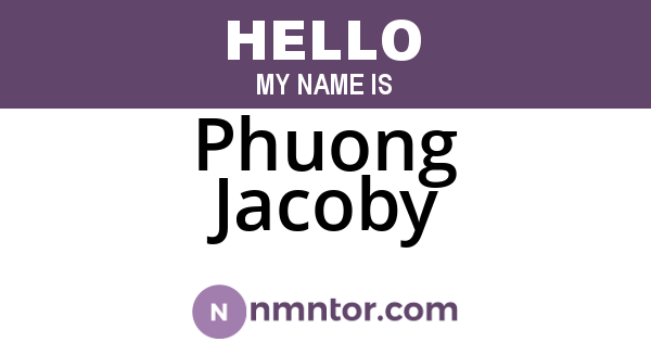 Phuong Jacoby