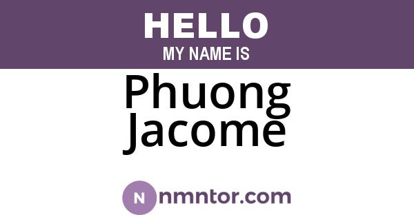 Phuong Jacome