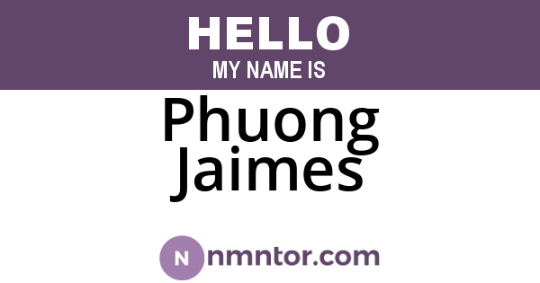 Phuong Jaimes