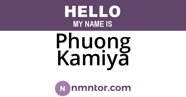 Phuong Kamiya